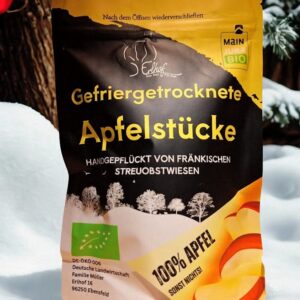 Gefriergetrocknete Apfelstücke (Bio) 25g Tüte