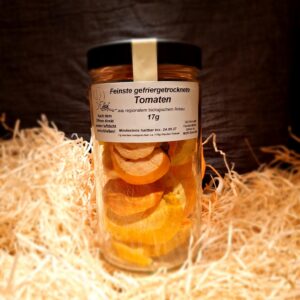 Gefriergetrocknete (Bio-) Tomatenscheiben